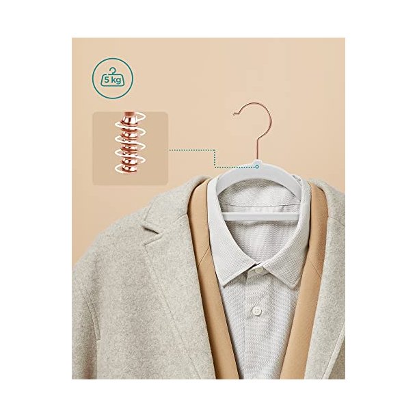 T�jb�jler i velour med skridsikker buksestang - 30 stk hvid