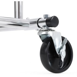 T�jstativ - justerbart p� hjul med dobbelt t�jstang/b�jlestang