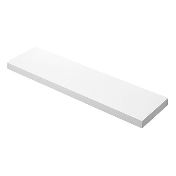 Hylde i tr� - v�gh�ngt tr�hylde - hvid v�ghylde 80 x 20 cm