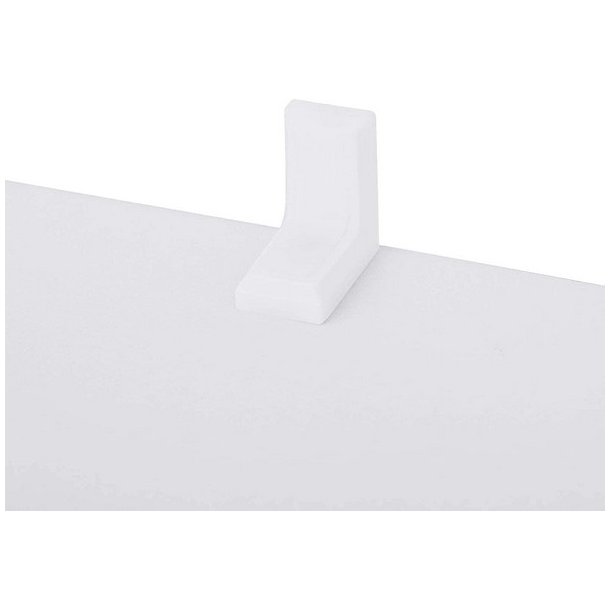 Rumdeler - fritst�ende bogreol i tr� - hvid 97,5 x 29 x 97,5