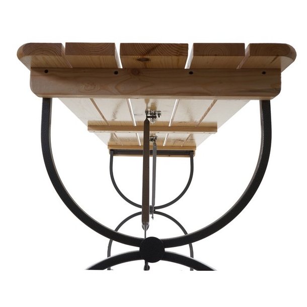 Bord- og bnkest - 2 havebnke og 1 havebord - sammenklappeligt foldbart