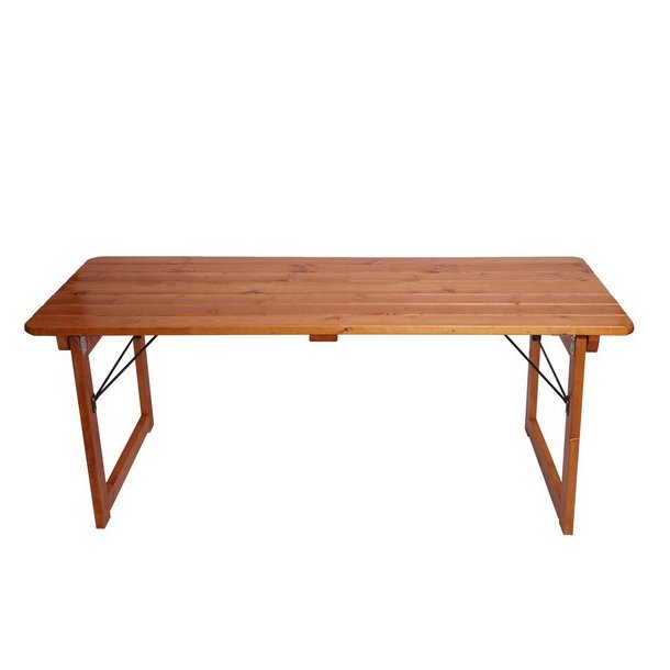 Bnkest 180 cm - 1 havebord og 2 havebnke - sammenklappelige foldbare