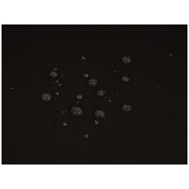 Havebnk - brun polyrattan havebnk med sort hynde