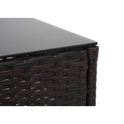 Polyrattan havem�bels�t - brunt polyrattan lounge havem�bler - brun 2-1-1