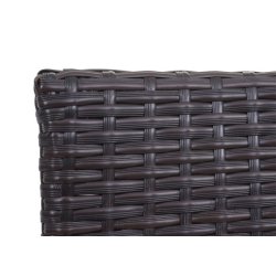Polyrattan havem�bels�t - brunt polyrattan lounge havem�bler - brun 2-1-1
