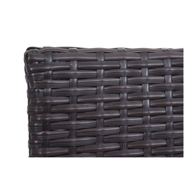 Polyrattan havem�bels�t - brunt polyrattan lounge havem�bler - brun 2-1-1