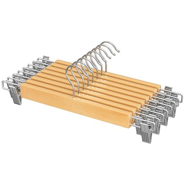 Bukseb�jler i tr� - justerbare 8-pak bukseklemme b�jler - 34 cm