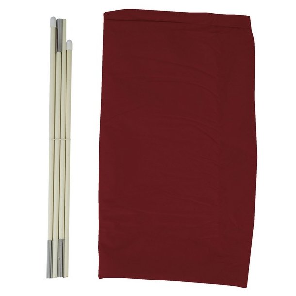 Overtrk til parasol 5 meter - vandtt bordeaux rd cover til haveparasol