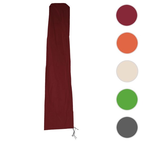 Overtrk til parasol 5 meter - vandtt bordeaux rd cover til haveparasol