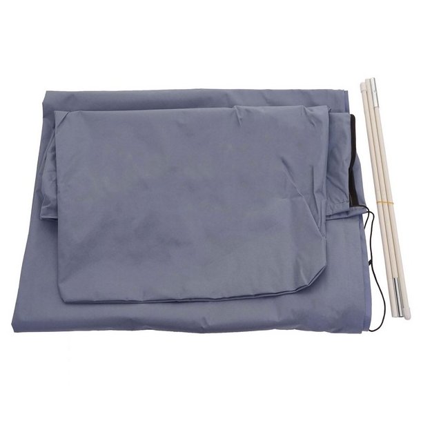 Overtrk til parasol 4 meter - vandtt bl cover til haveparasol