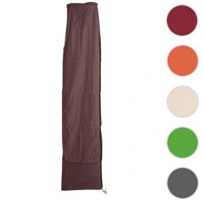 Overtrk til parasol 4 meter - vandtt brun cover til haveparasol
