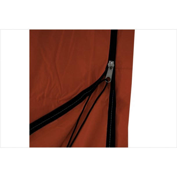 Overtrk til parasol 4 meter - vandtt terracotta cover til haveparasol