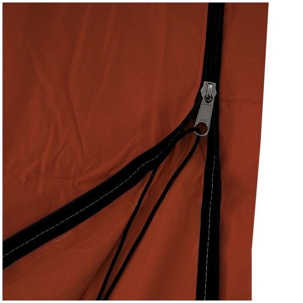 Overtrk til parasol 3,5 - vandtt orange cover til haveparasol