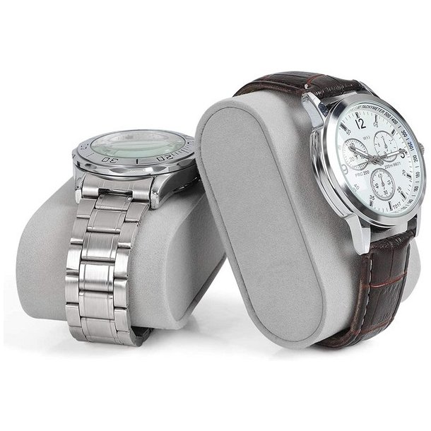 Urboks i kunstl�der - display�ske til 12 ure - sort urkasse