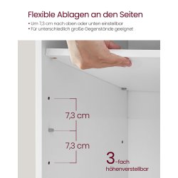 Skob�nk - siddeb�nk med skohylder - entreb�nk med skorum - hvid