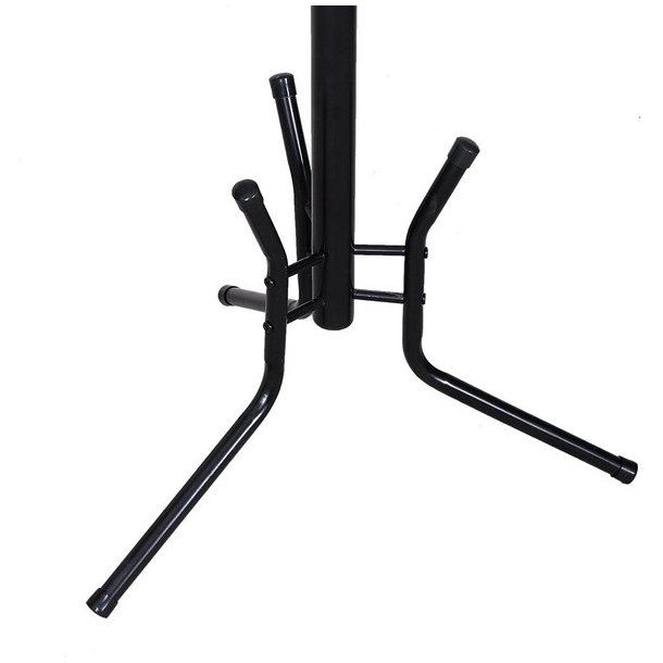 Stumtjener i sort metal - frakke stativ til entre - H 176