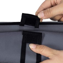 Skoskab med 10 hylder til 27 sko - 160 x 58 x 28 cm - gr�