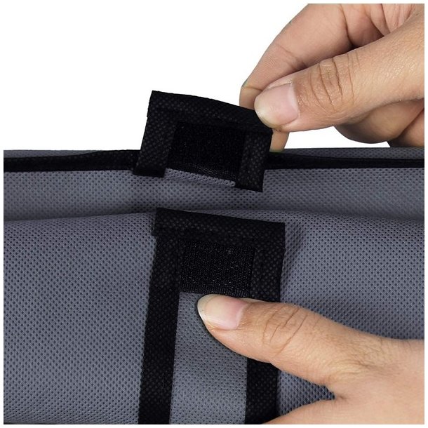 Skoskab med 10 hylder til 27 sko - 160 x 58 x 28 cm - gr�