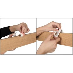 Garderobestativ med knager�kker og 2 skohylder - hvid/beige