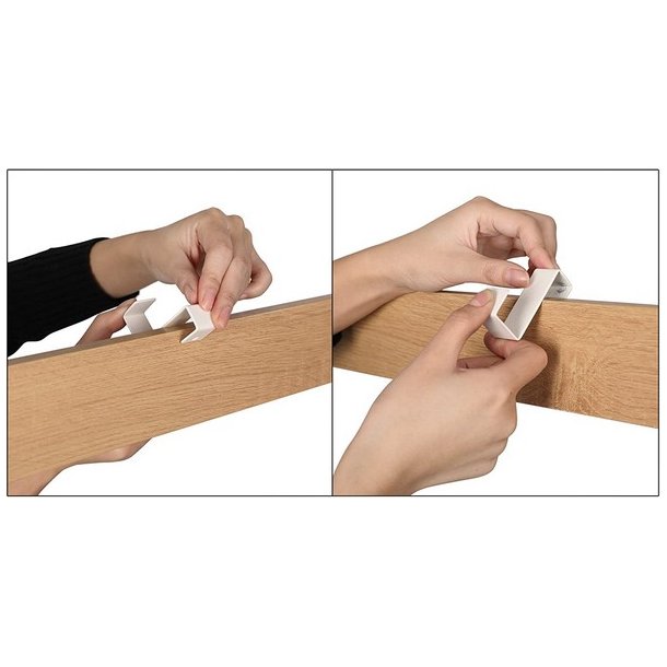 Garderobestativ med knager�kker og 2 skohylder - hvid/beige