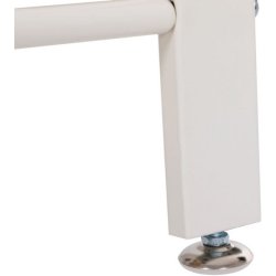 Garderobestativ med knager�kker og 2 skohylder - hvid/beige