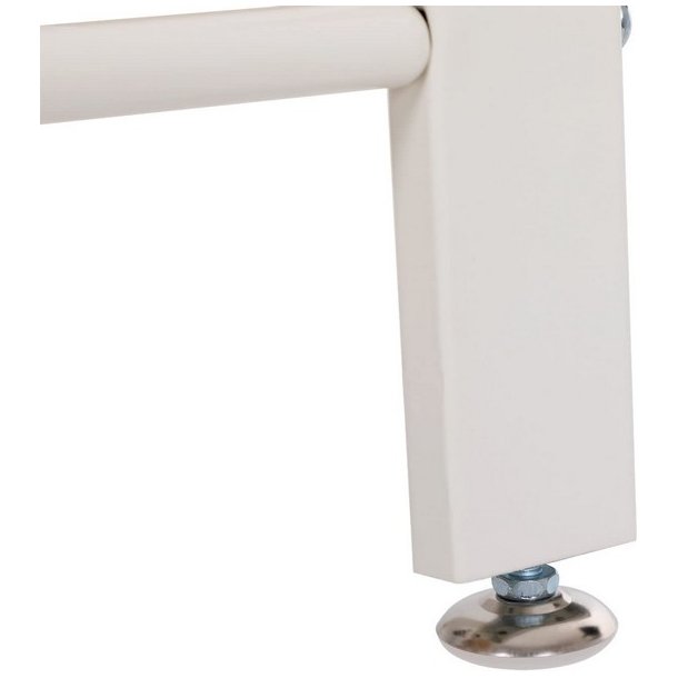 Garderobestativ med knager�kker og 2 skohylder - hvid/beige