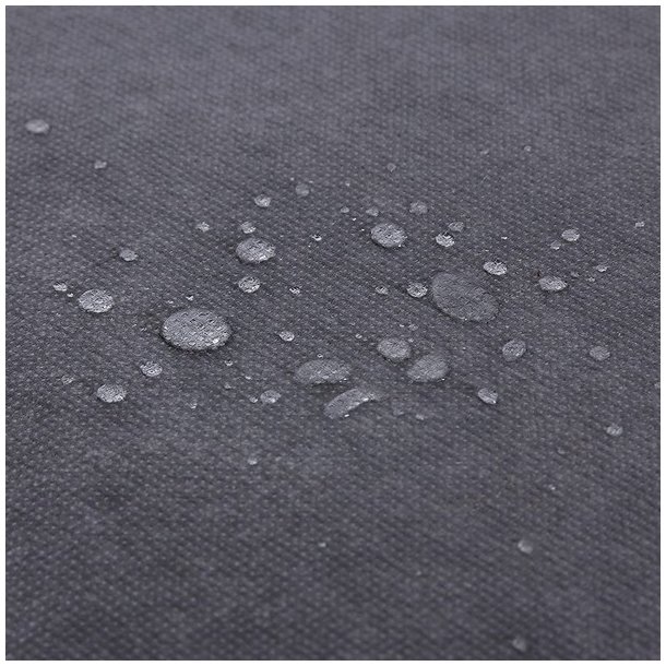 Kl�deskab med stofsider - gr� garderobeskab og t�jskab - 175 cm