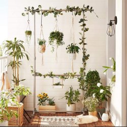 T�jstativ med 2 t�jst�nger - justerbar gr� b�jlestang p� hjul