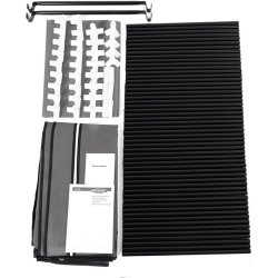 Kl�deskab med stofsider - gr� garderobeskab og t�jskab - 170 cm