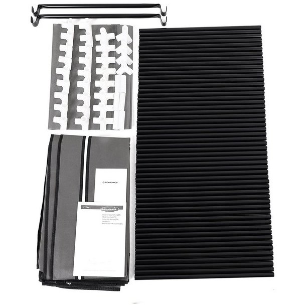 Kl�deskab med stofsider - gr� garderobeskab og t�jskab - 170 cm