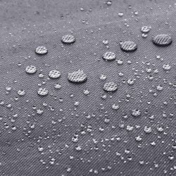 Kl�deskab med stofsider - gr� campingskab og t�jskab - 160 cm