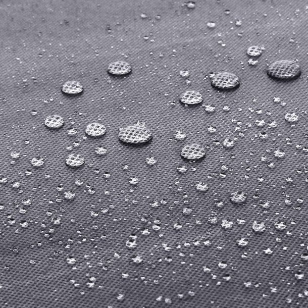 Kl�deskab med stofsider - gr� campingskab og t�jskab - 160 cm