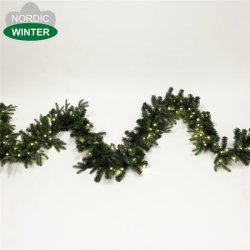 Granguirlande med LED lys PE/PVC 230V 270 cm, kan serieforbindes