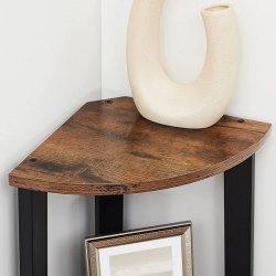 Hjrnereol - stigereol i industrielt design - rustik brun