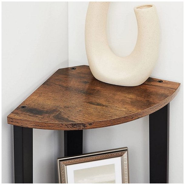 Hjrnereol - stigereol i industrielt design - rustik brun