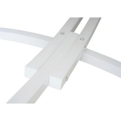 Hngekjestativ med hngekje til 2, creme solsejl og hvidt stel