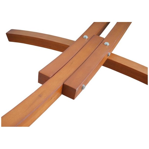 Hngekjestativ med hngekje til 2, gr solsejl og brunt stel