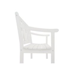 Havebnk og parkbnk - 3 personers 160 cm trbnk - hvid