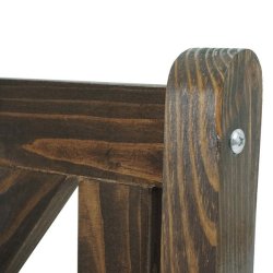 Havebnk og parkbnk - 3 personers 160 cm trbnk - mrkebrun