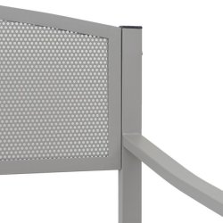 St�lb�nk - parkb�nk og haveb�nk i pulverlakeret st�l ~ gr�