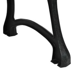 Havebnk - 2 personers brun parkbnk og trbnk p 125 cm