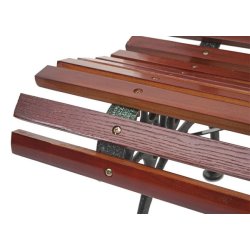 Parkb�nk og haveb�nk - 2 personers brun tr�b�nk p� 122 cm