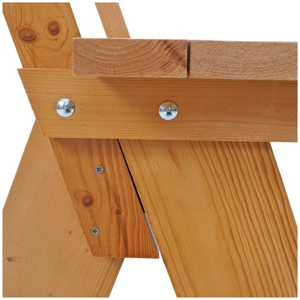 Have bnk - parkbnk og havebnk - trbnk p 148 cm - brun