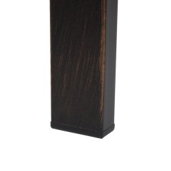 Parkb�nk - st�lb�nk i pulverlakeret st�l ~ vintage bronze haveb�nk