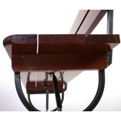 Havebnke - 2 stk sammenklappelige foldbare brune trbnke p 180 cm