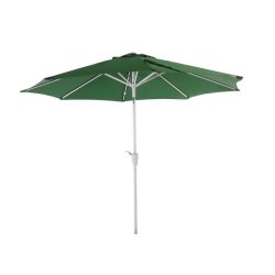 Haveparasol i aluminium med knk/vip 270 cm - grn parasol