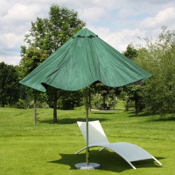 Haveparasol i aluminium med knk/vip 300cm - grn