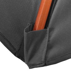 Trparasol 350 cm - antracit haveparasol 3,5 meter