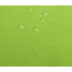 Havestole - 2 brunmeleret polyrattan havestole med gr�nne hynder