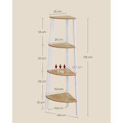 Hj�rnereol - stigereol i industrielt design - brun og hvid
